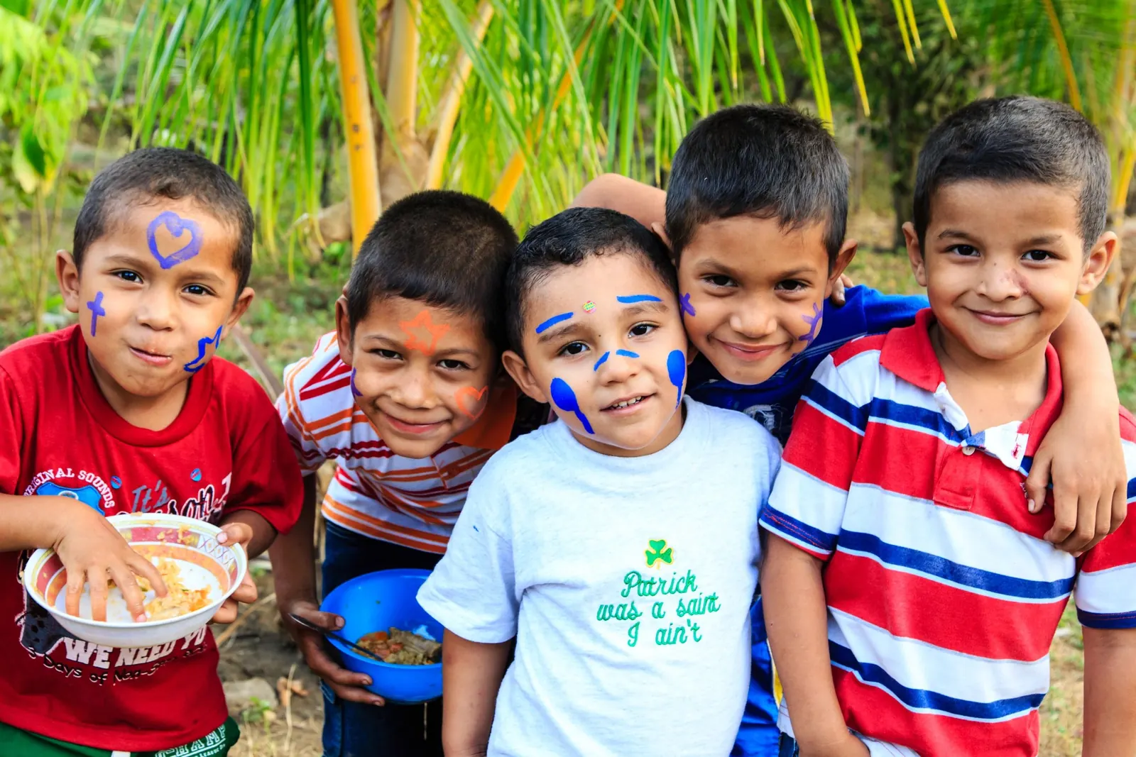 Children smiling at a ministry program in Nicaragua